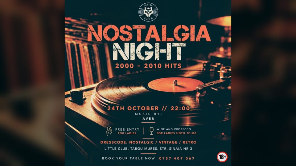 NOSTALGIA NIGHT @ Little Club