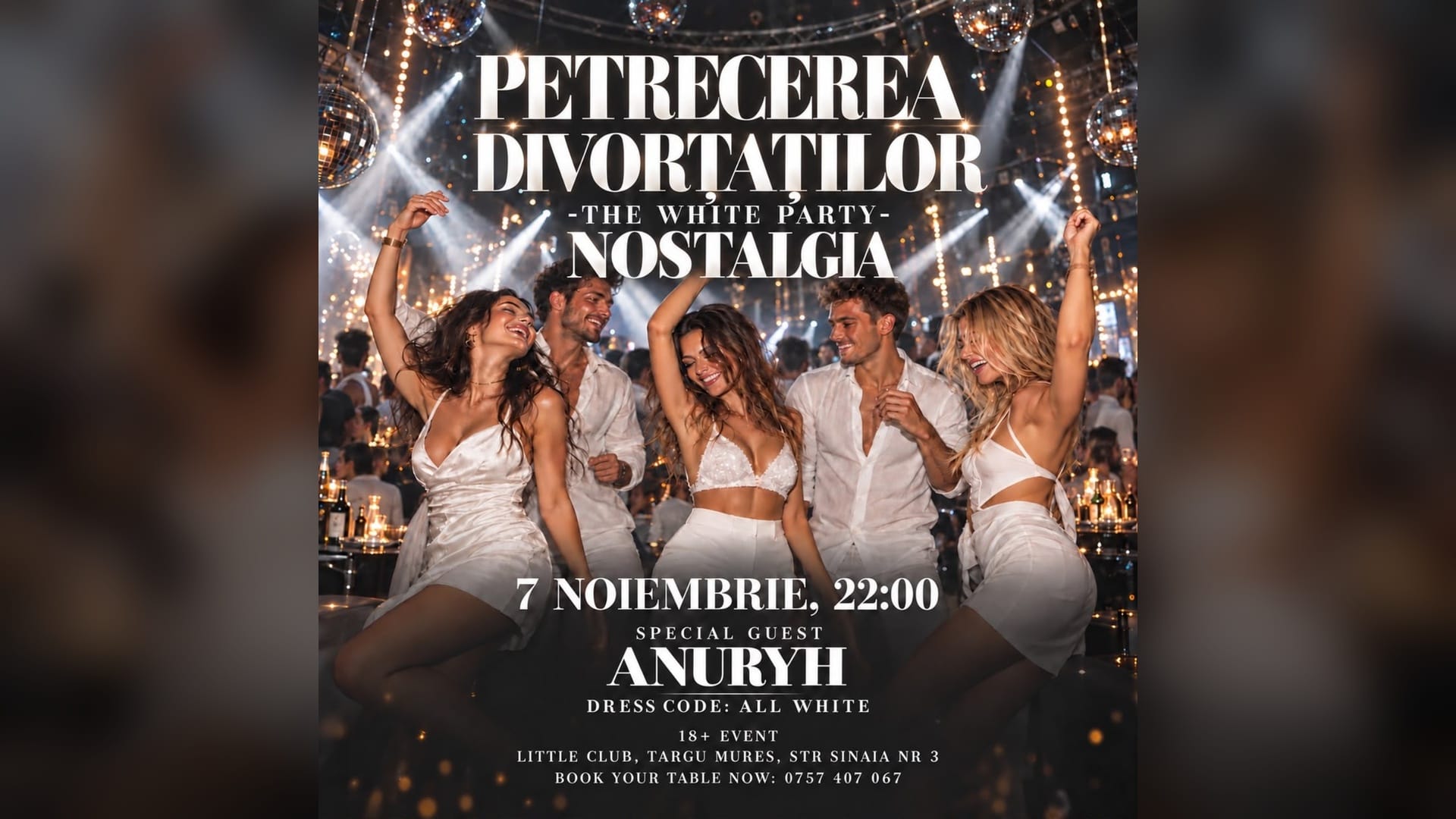 PETRECEREA DIVORȚAȚILOR / The White Party NOSTALGIA